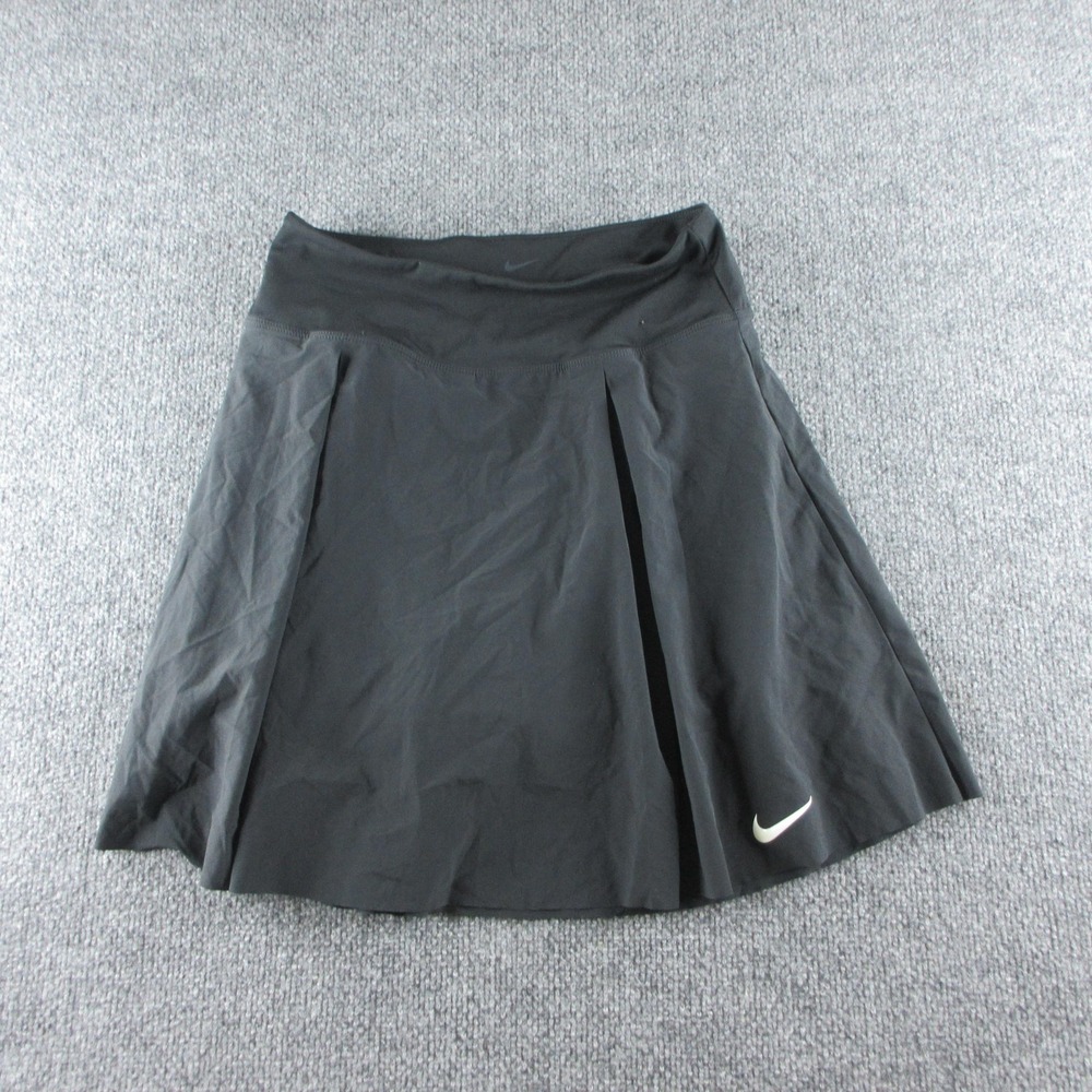 Nike Black Athletic Skort with White Swoosh